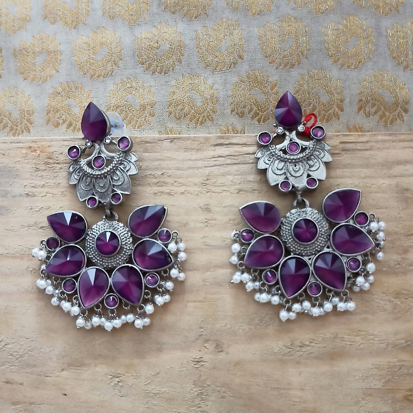Tanuja - Purple Danglers
