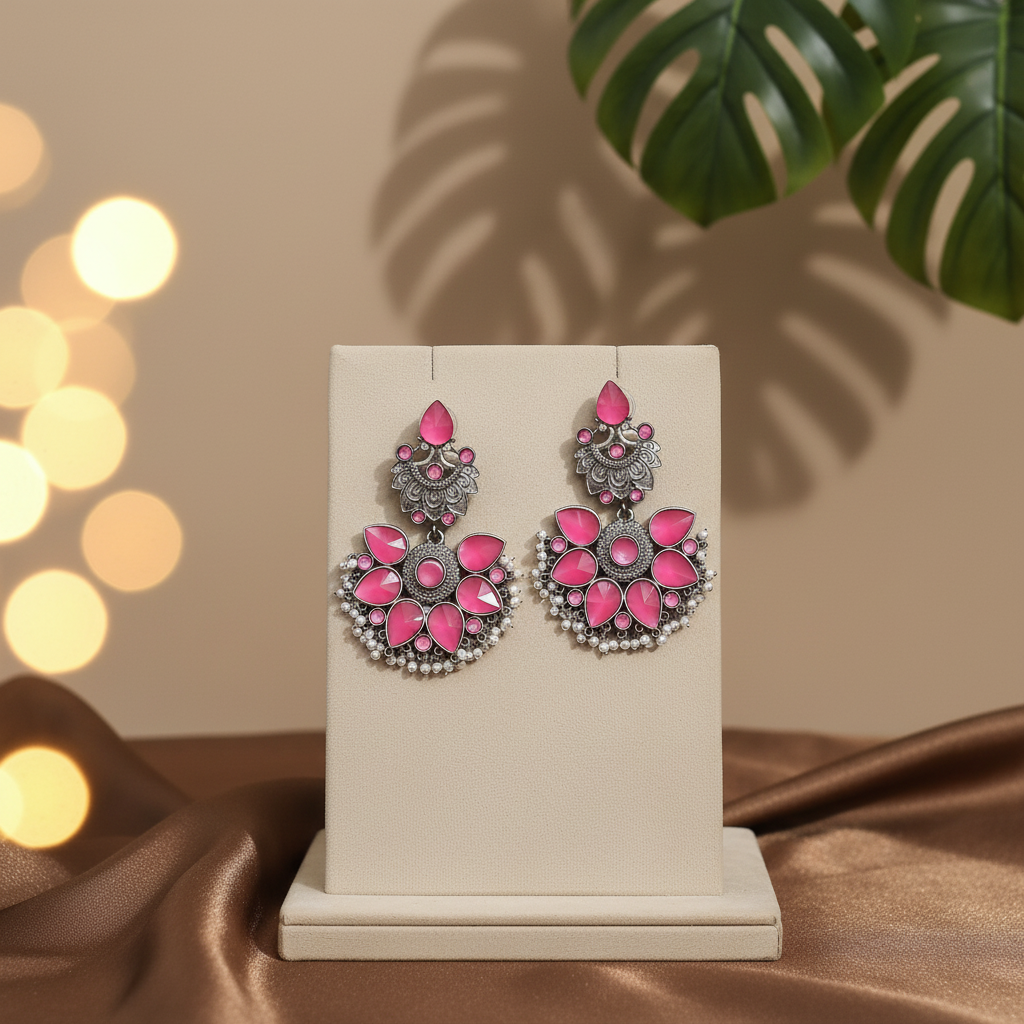 Tanuja - Pink Danglers