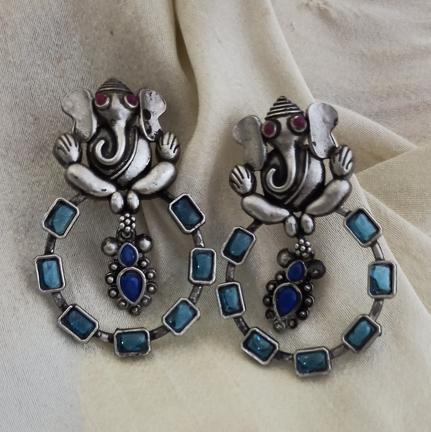 Bhakti - Ganesha Blue - GS Danglers
