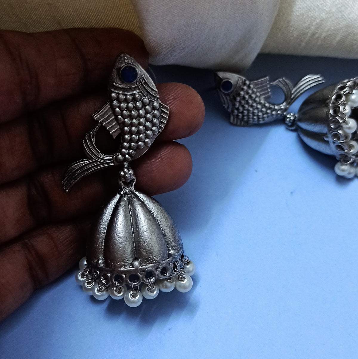 Bina - Blue Fish - GS Danglers