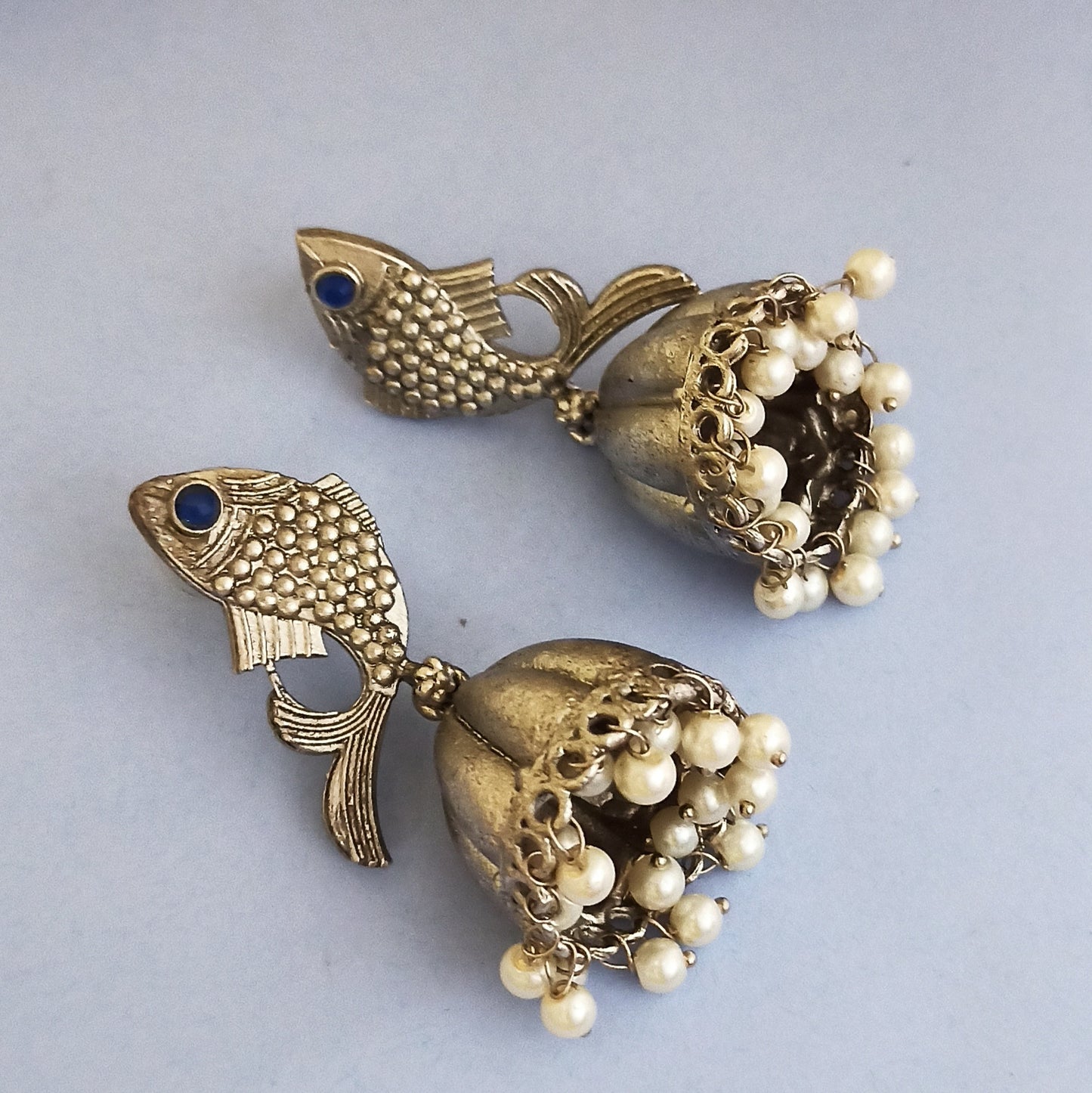 Bina - Blue Fish - GS Danglers