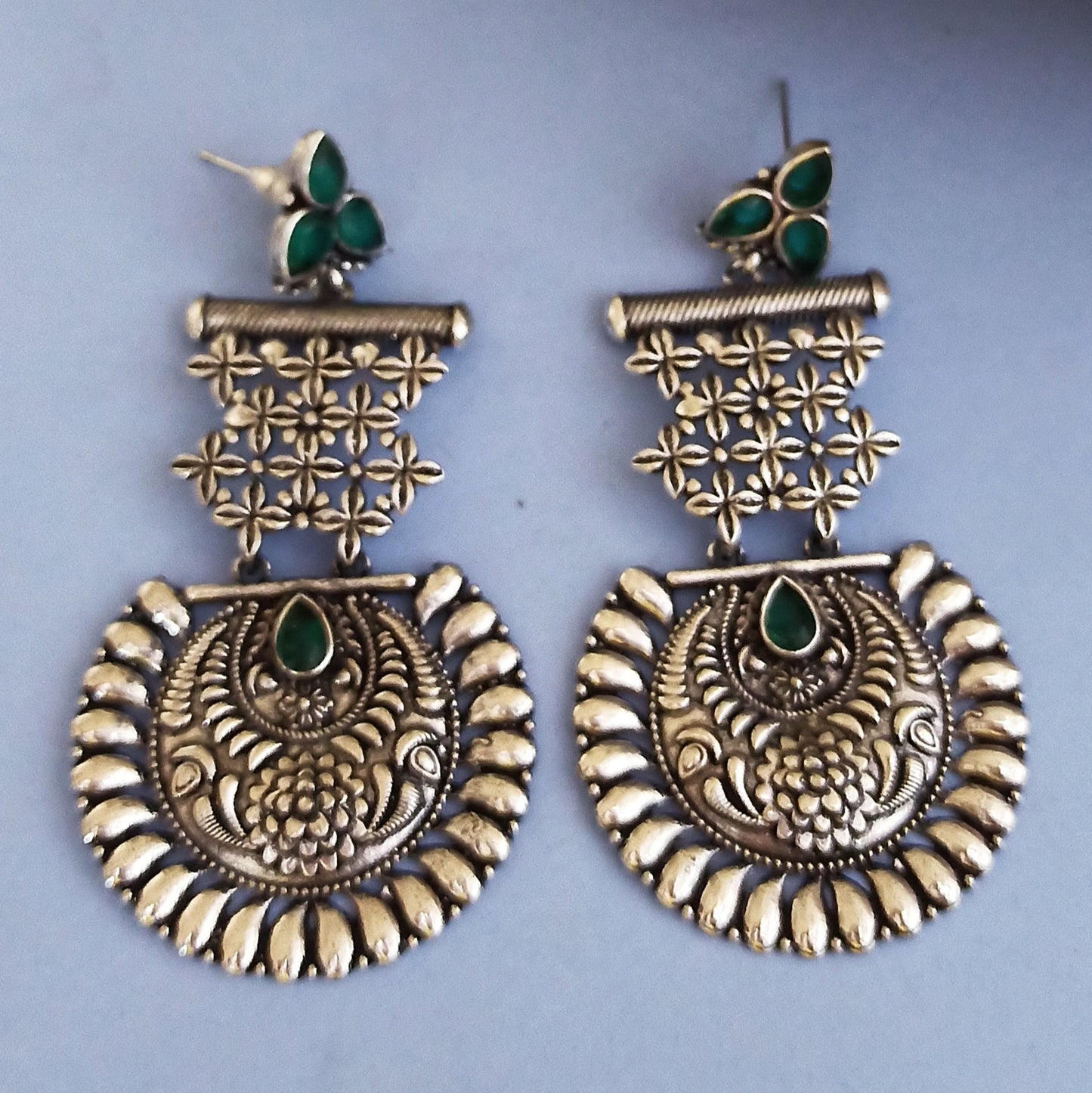 Basanti - Green - GS Danglers