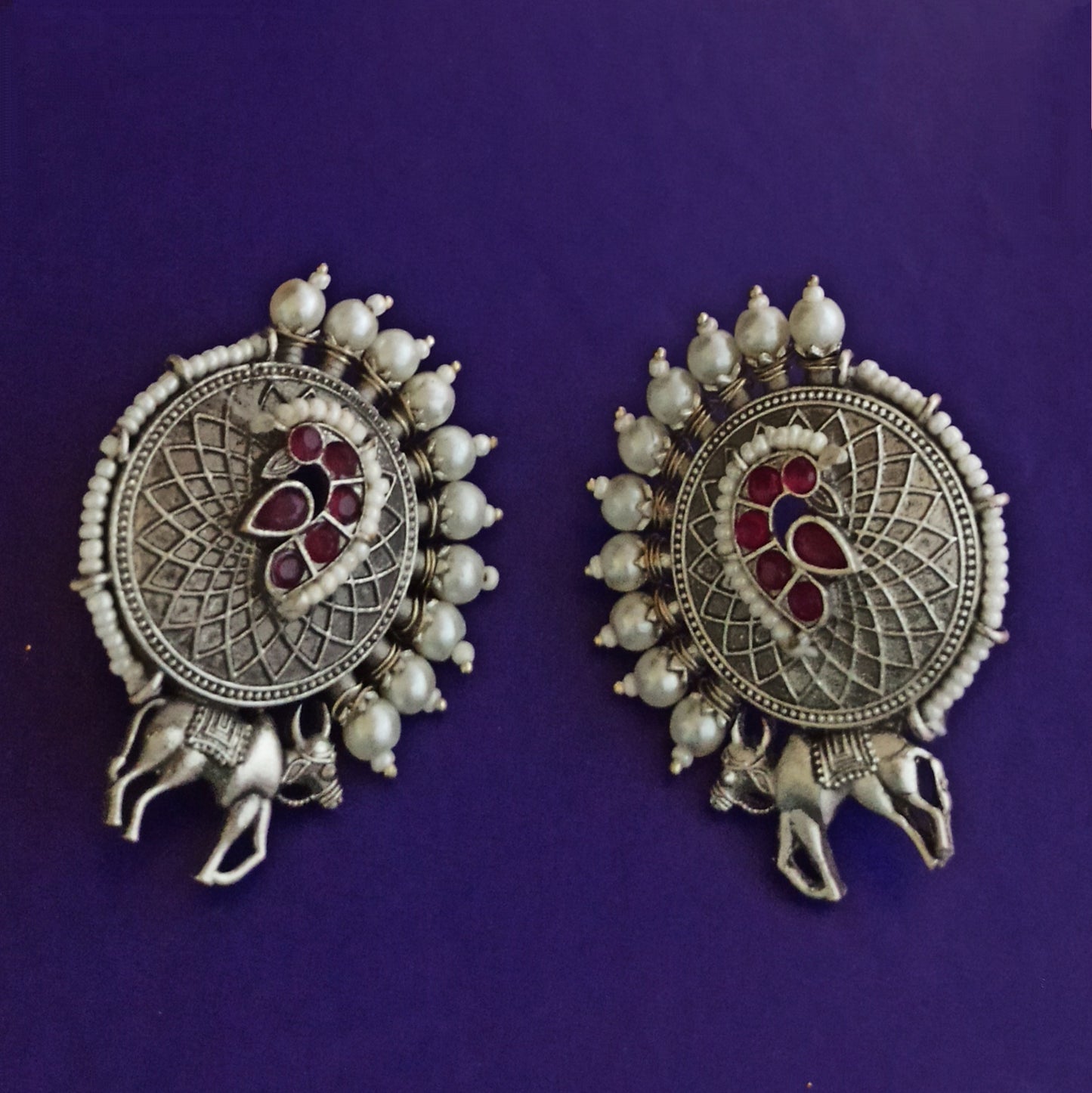 Himani-Maroon-GS Studs