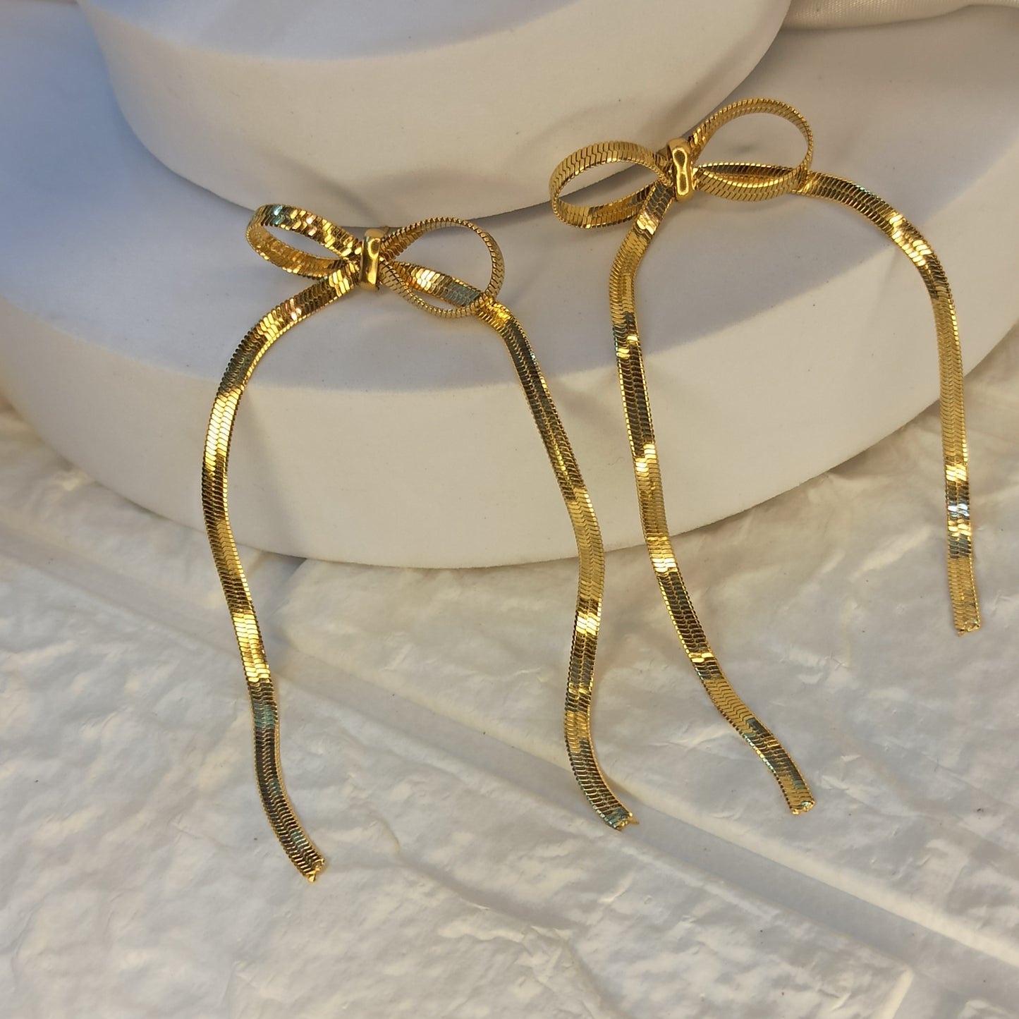 Liora - Anti Tarnish Bow Studs