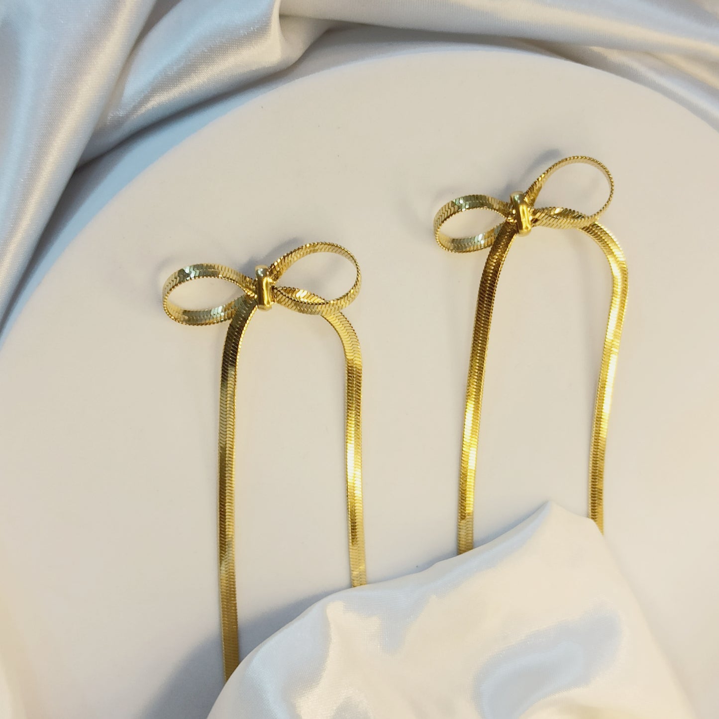 Liora - Anti Tarnish Bow Studs