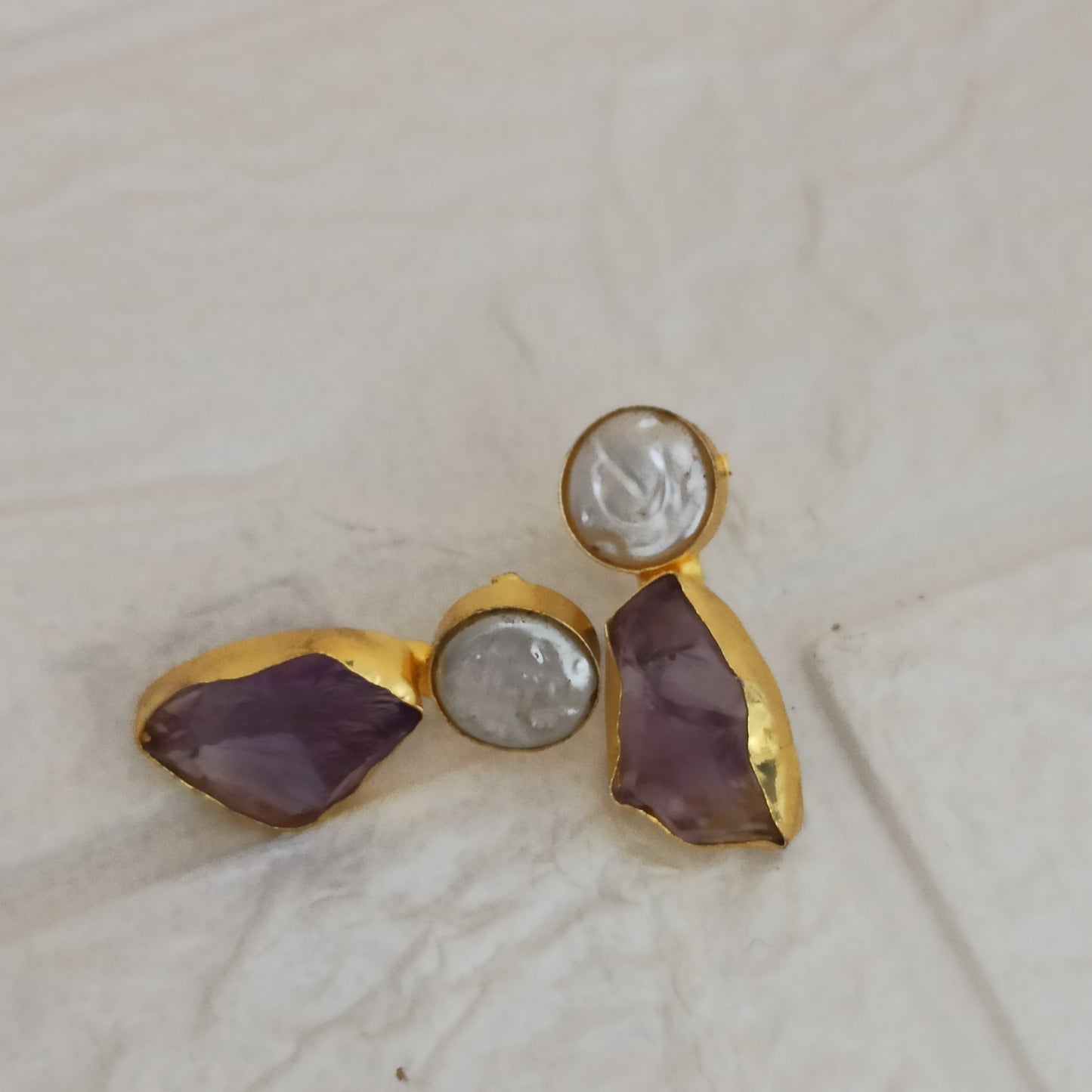 Oriva-Handmade-Shell-Round-Purple