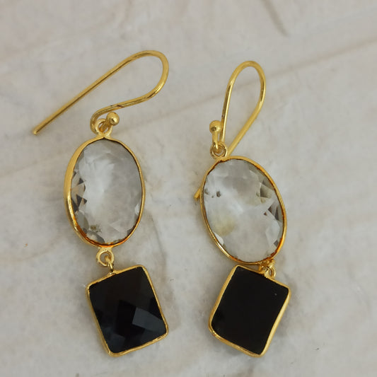 Auriel-Handmade-Dangle-Square-Black