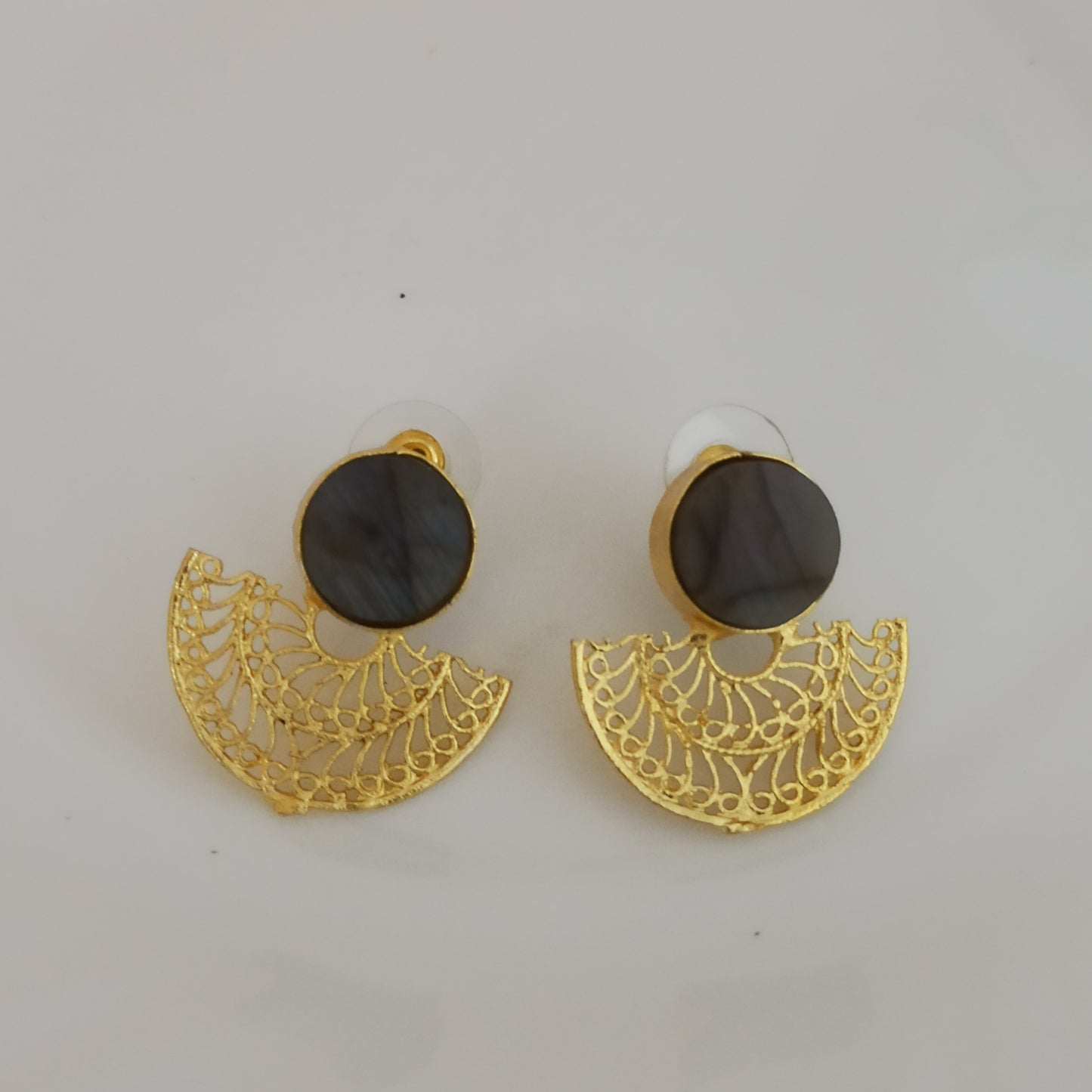 Velin-Handmade-Fan-Black