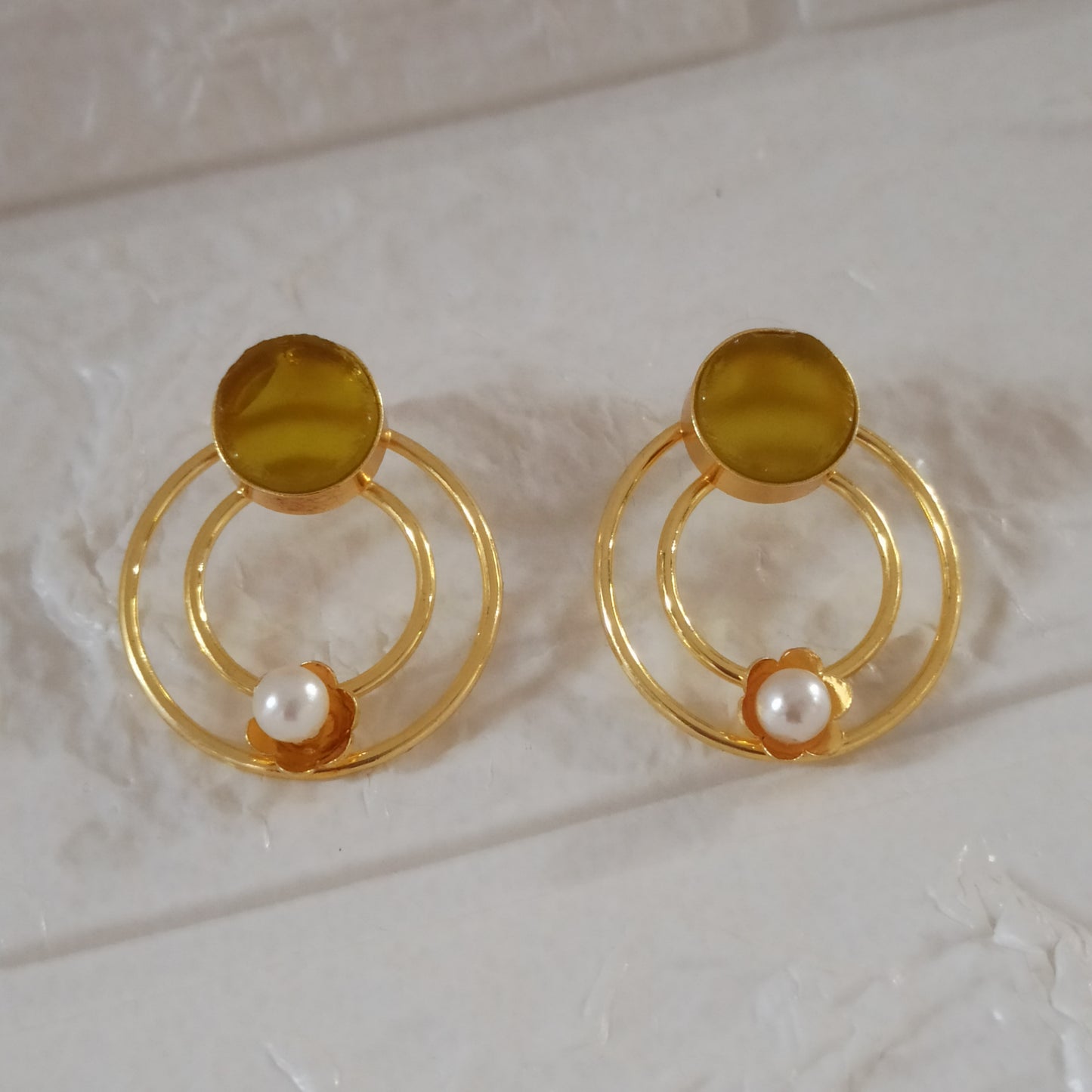 Olyra-Handmade-2Circle-Yellow