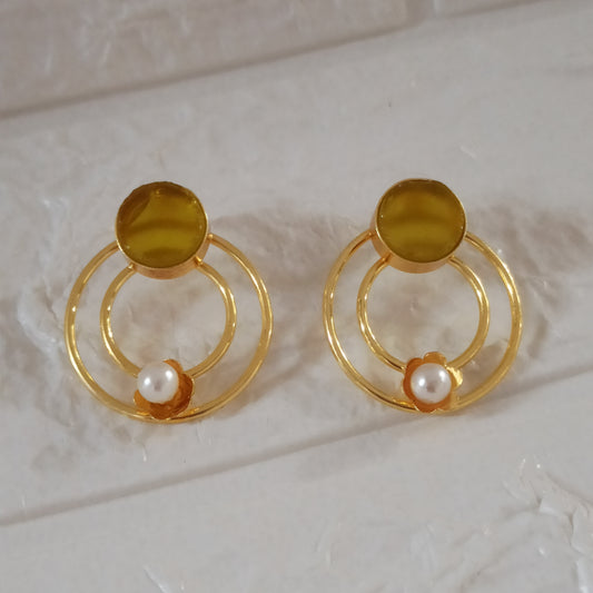 Olyra-Handmade-2Circle-Yellow