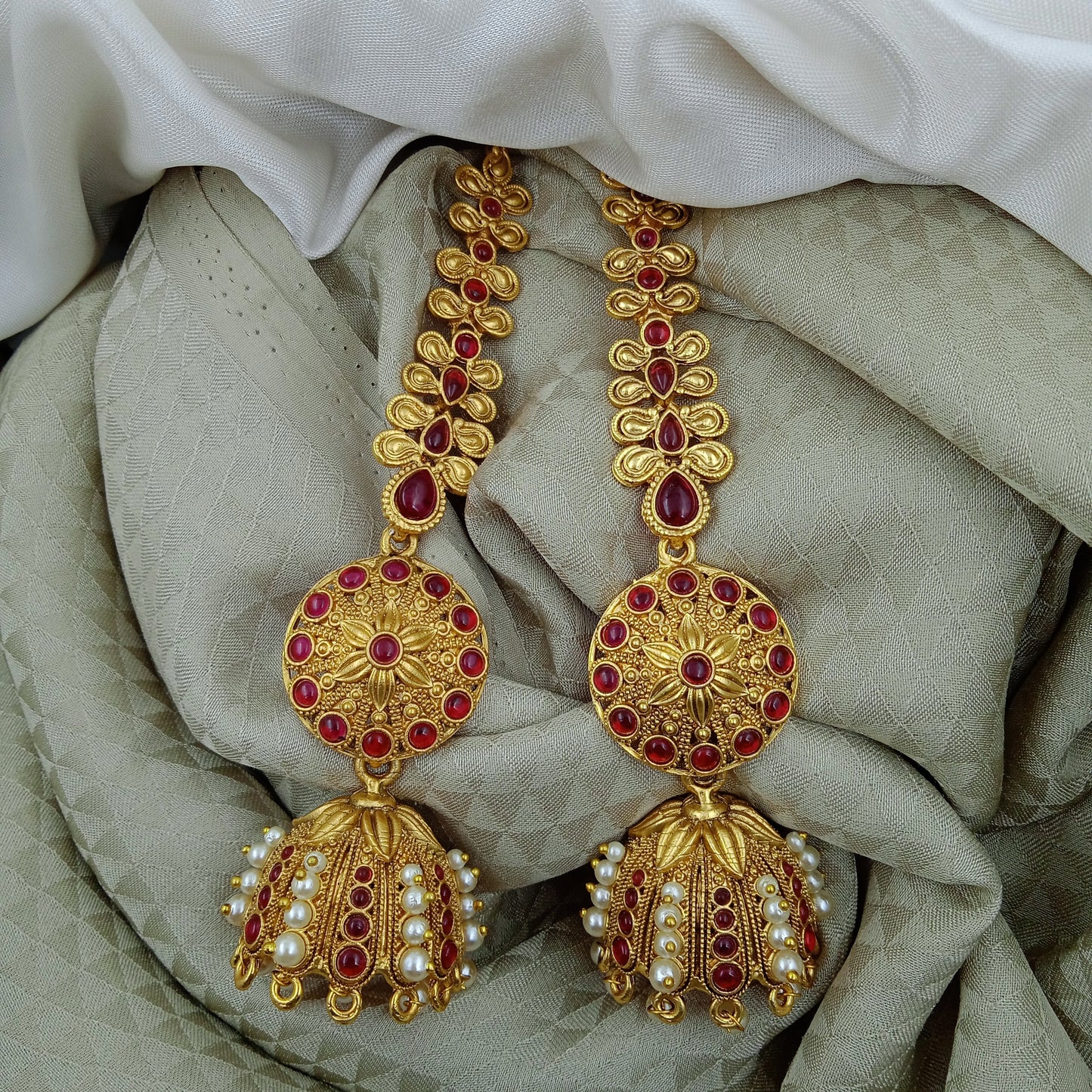 Ear Cuffs-Temple-Kanti-Pink