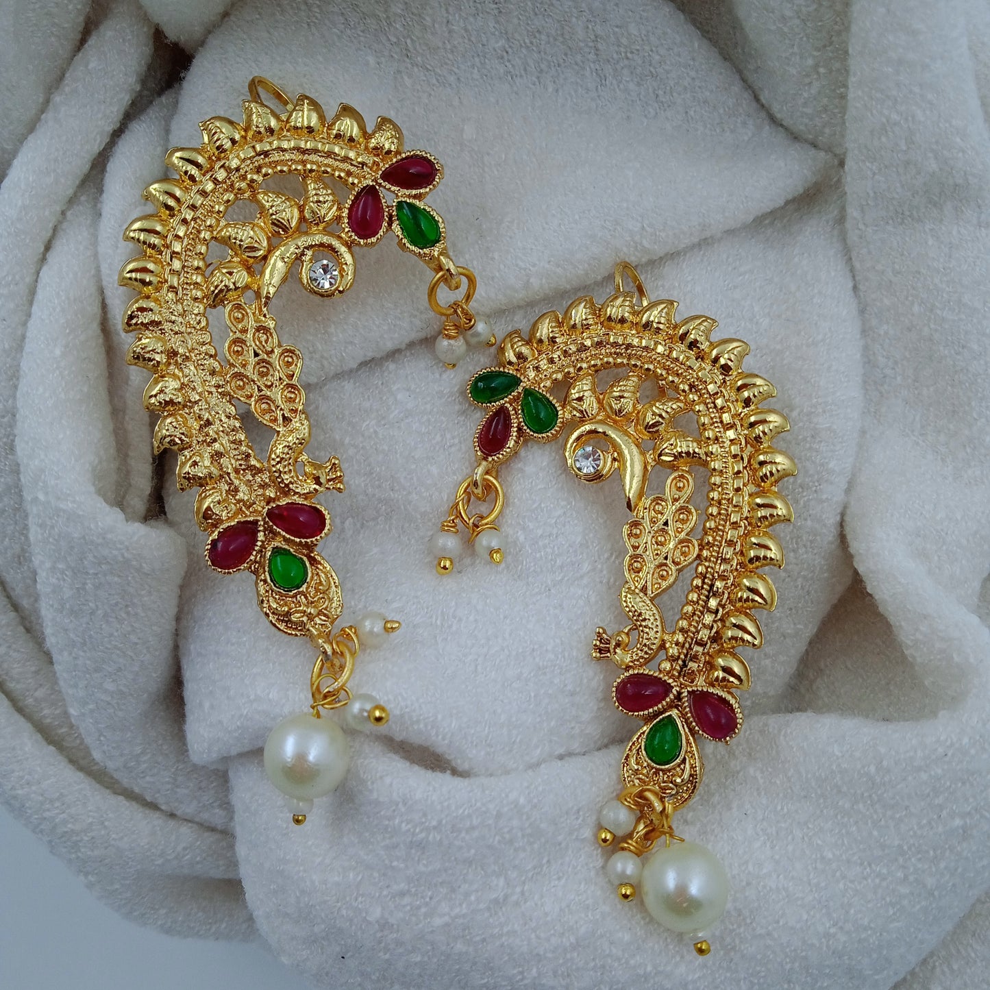 Ear Cuffs-Gold-3stone