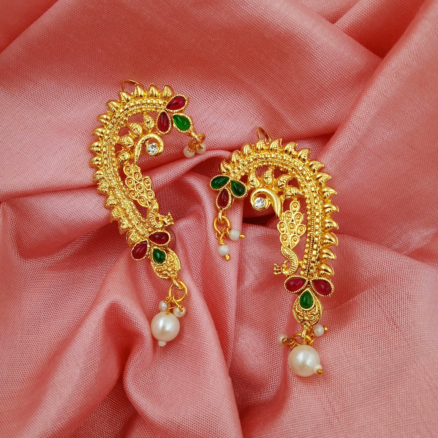 Ear Cuffs-Gold-3stone