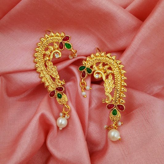 Ear Cuffs-Gold-3stone
