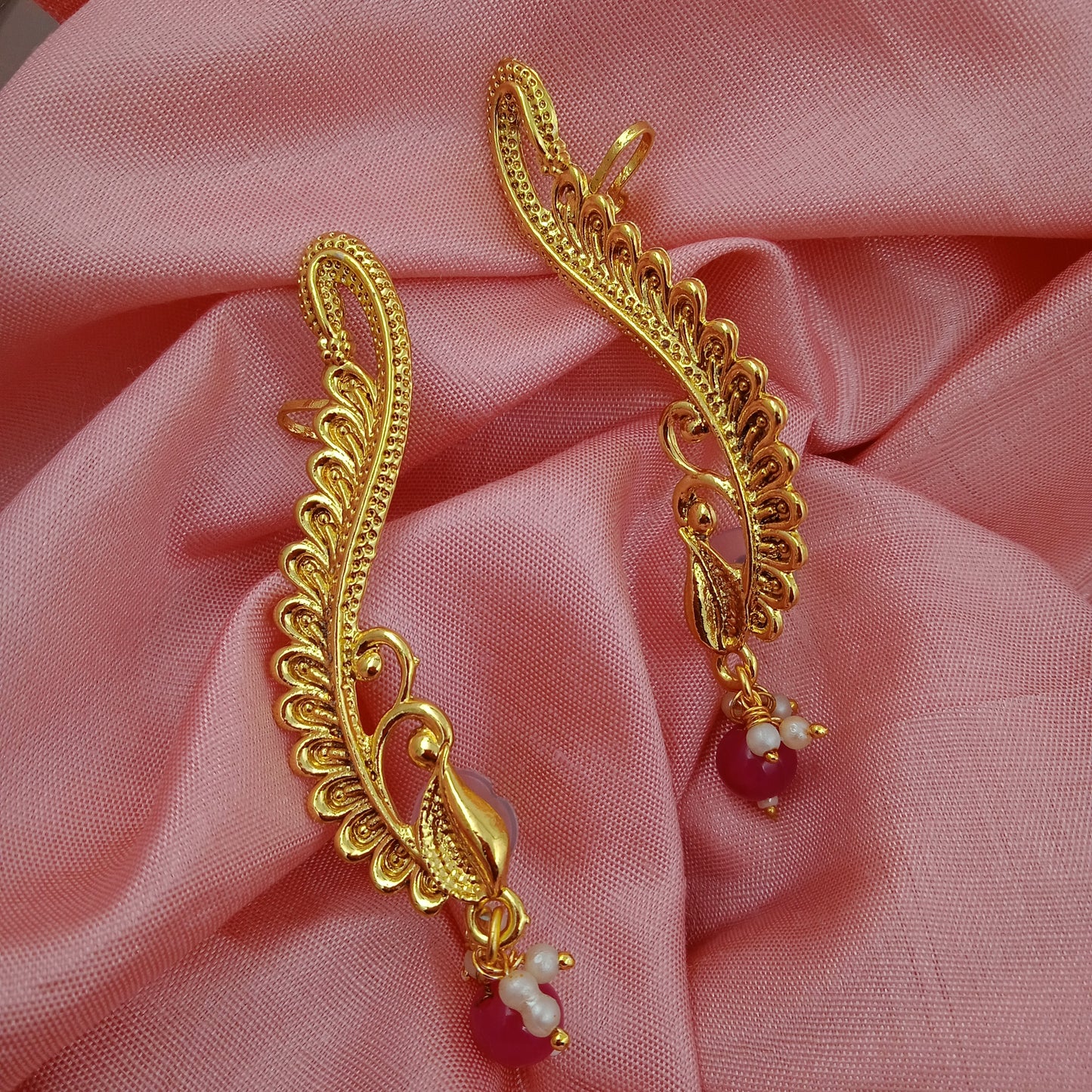 Ear Cuffs-Design-Pink
