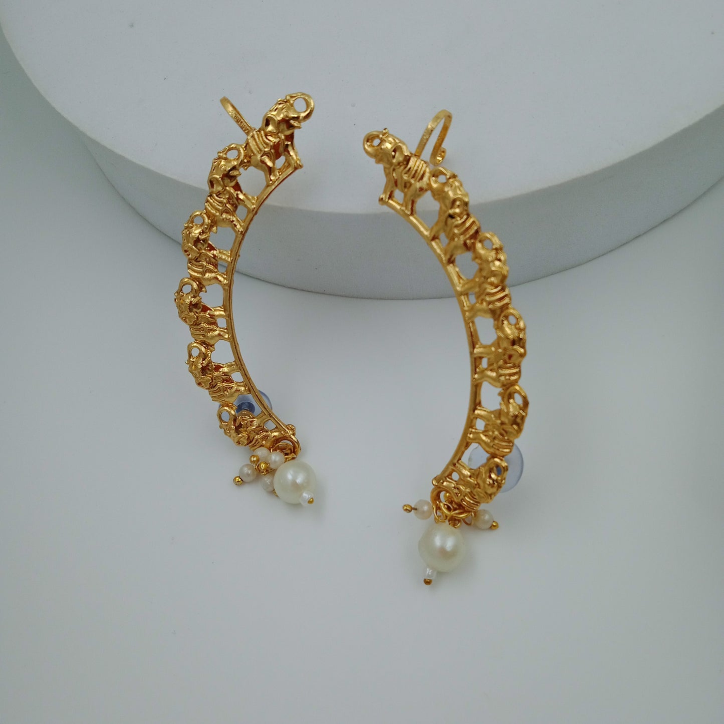 Ear Cuffs-Gold-Elephant