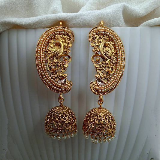 Ear Cuffs-Temple-Karna-White