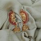 Ear Cuffs-Temple-Karna-Red