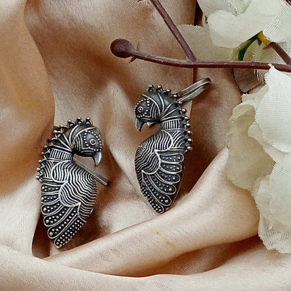 Ear Cuffs-Oxidise-Parrot-Small