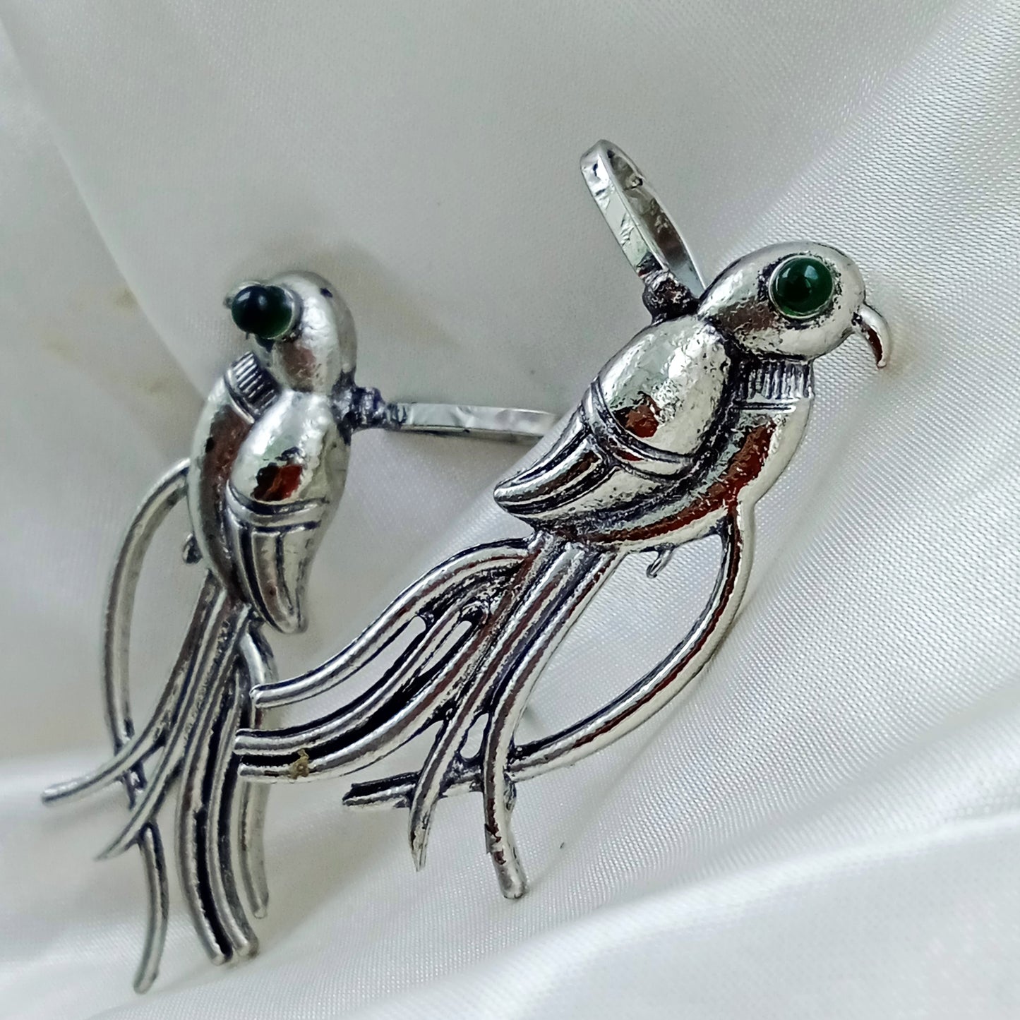 Ear Cuffs-Oxidise-Parrot-Green