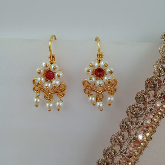 Ear Cuffs-Bugdi-Flower-Pink