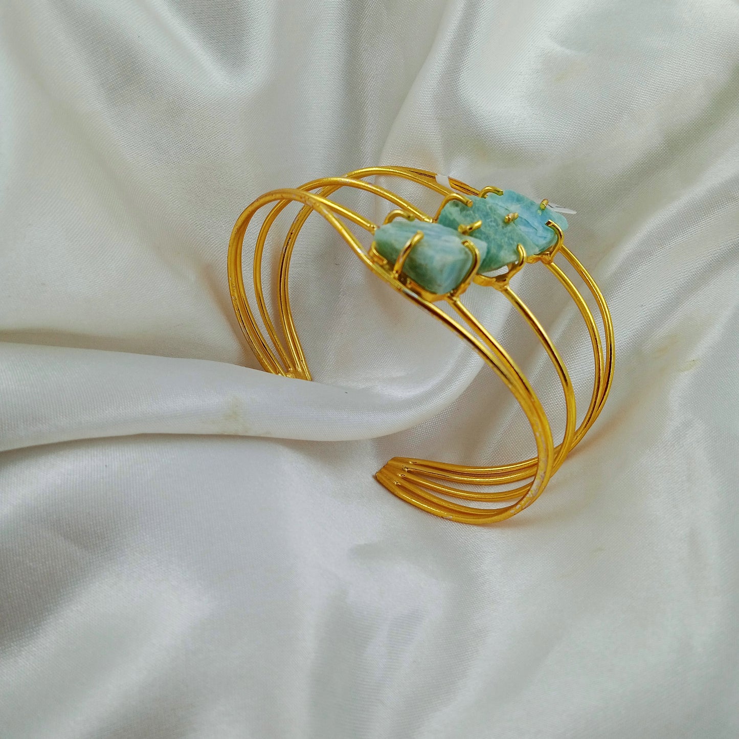 Handmade Bracelet-Triple Mint Green
