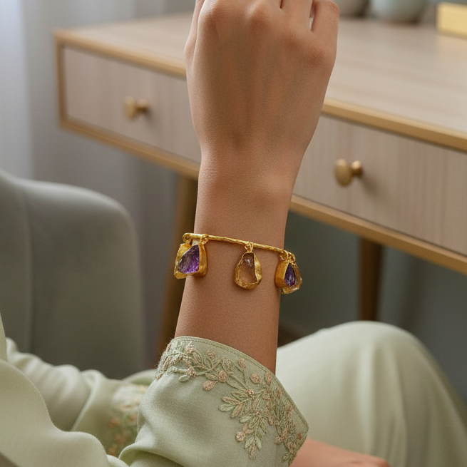 Handmade Bracelet-Sunbeam Silk Band