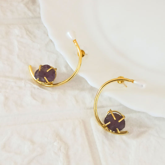 Zivra-Moon Purple-Studs