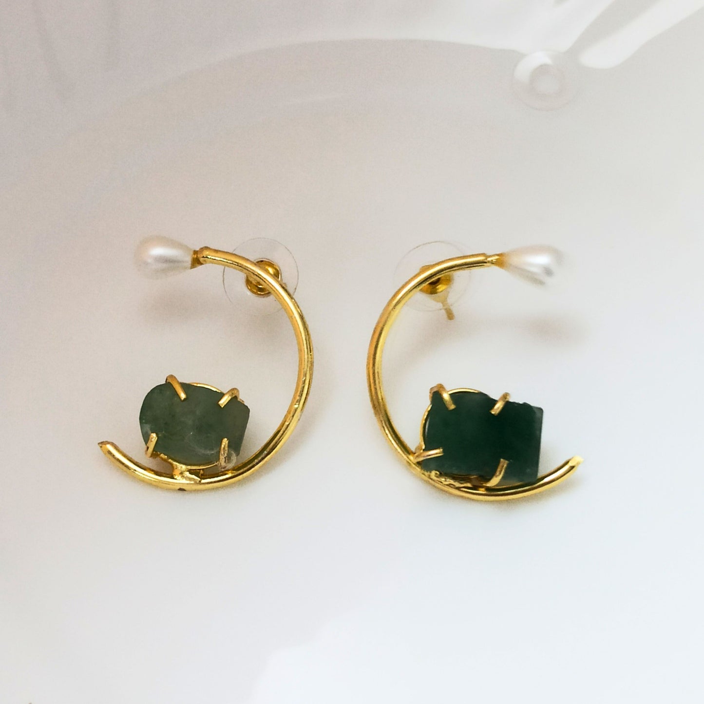 Zivra-Moon Green-Studs