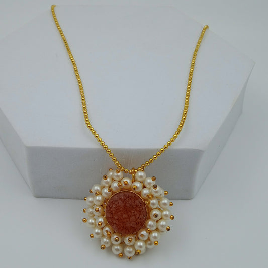 Aurivelle-Pendent Pearl