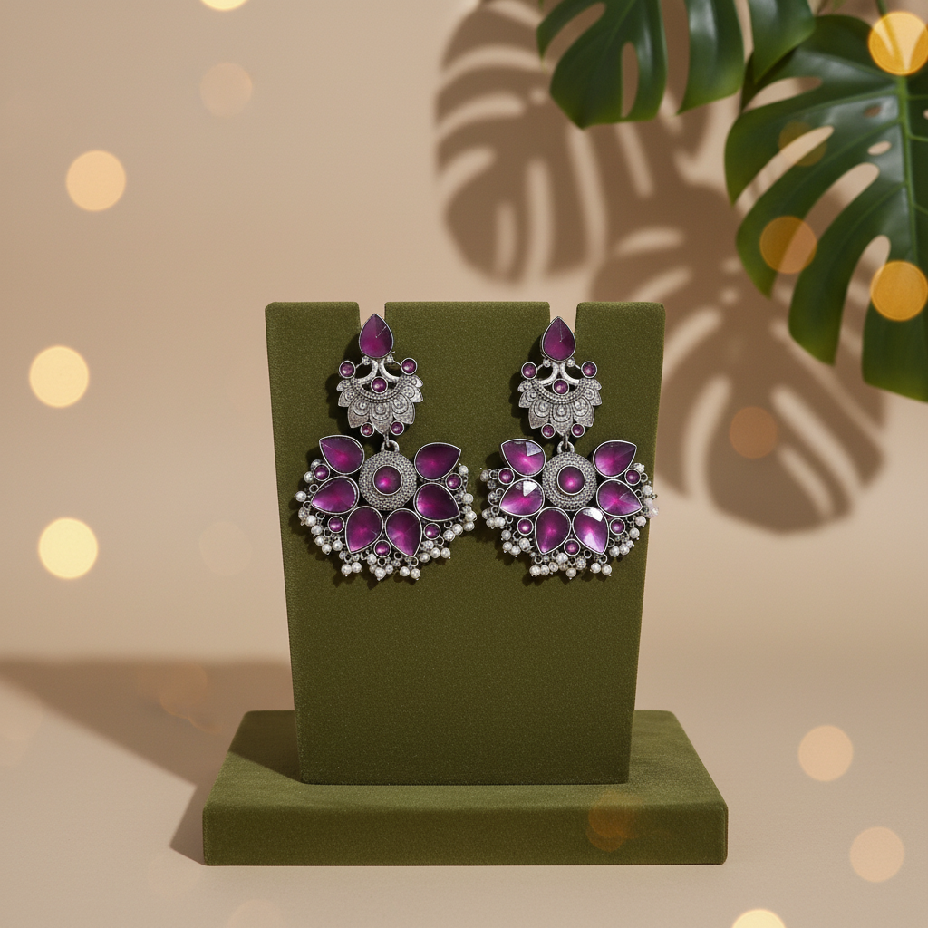 Tanuja - Purple Danglers