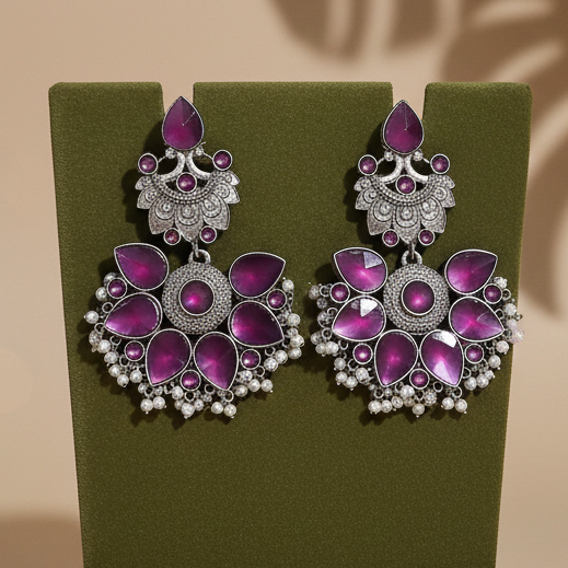 Tanuja - Purple Danglers