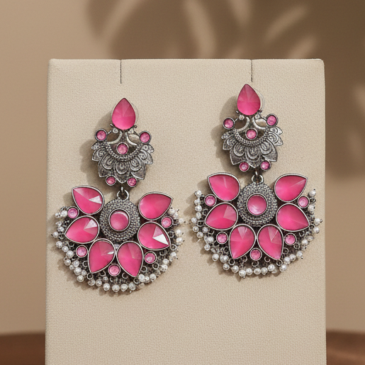Tanuja - Pink Danglers