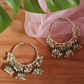 Avya-3 Jhumki-Green Chandbali