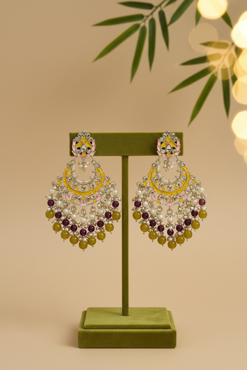 Chinmayi-Yellow Dangler