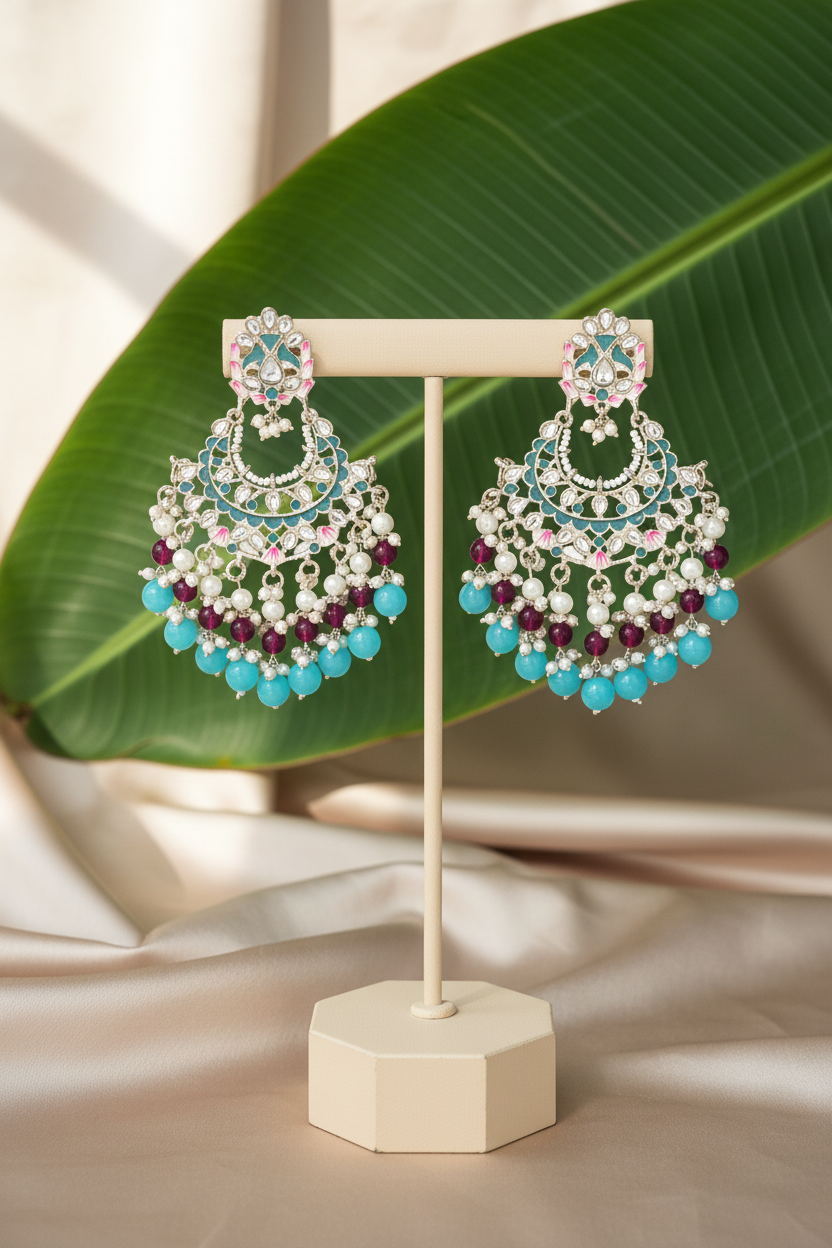 Chinmayi-Sky Blue Dangler