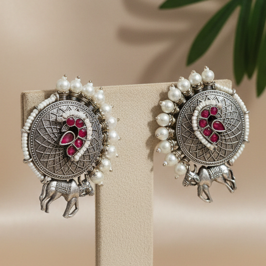 Himani-Maroon-GS Studs