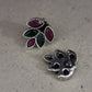 Nisha-Oxidised Earrings-Leaf