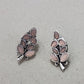 Manali-Oxidised Earrings-Baby Pink