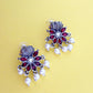 Pallavi-Oxidised Earrings
