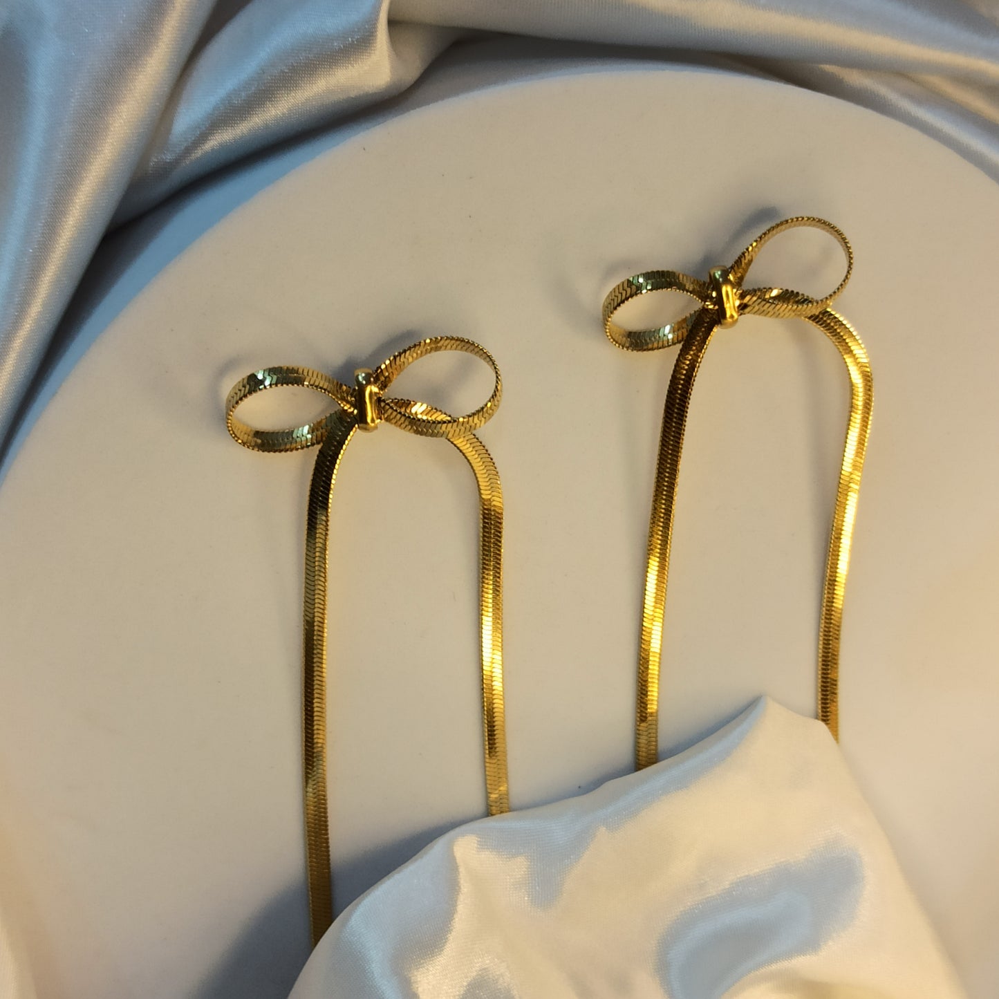 Liora - Anti Tarnish Bow Studs