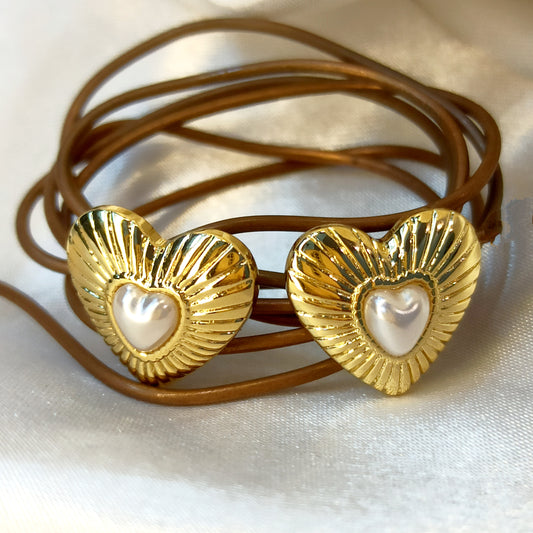 BlingPop- Anti Tarnish Heart Studs
