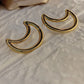 DazzleUp- Anti Tarnish Moon Studs