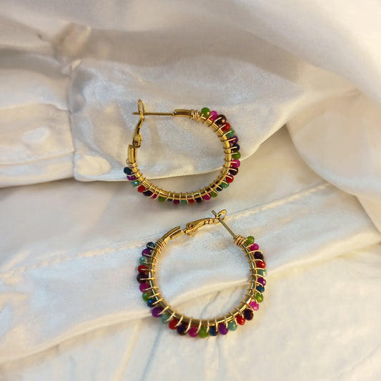 Ora  - Anti Tarnish Hoops Multi