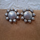 Aurise-Oxidised Studs-Sun