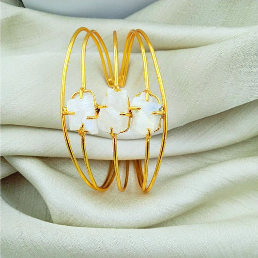 Handmade Bracelet-Silver Petal Link