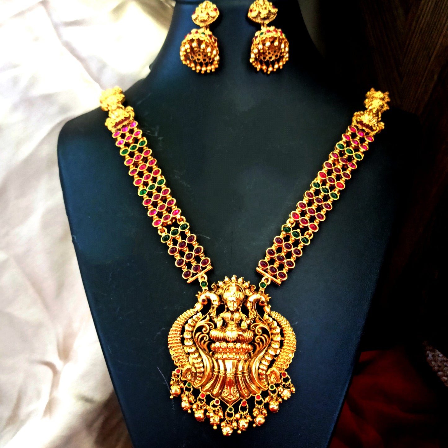 Sunaina Temple Long Necklace