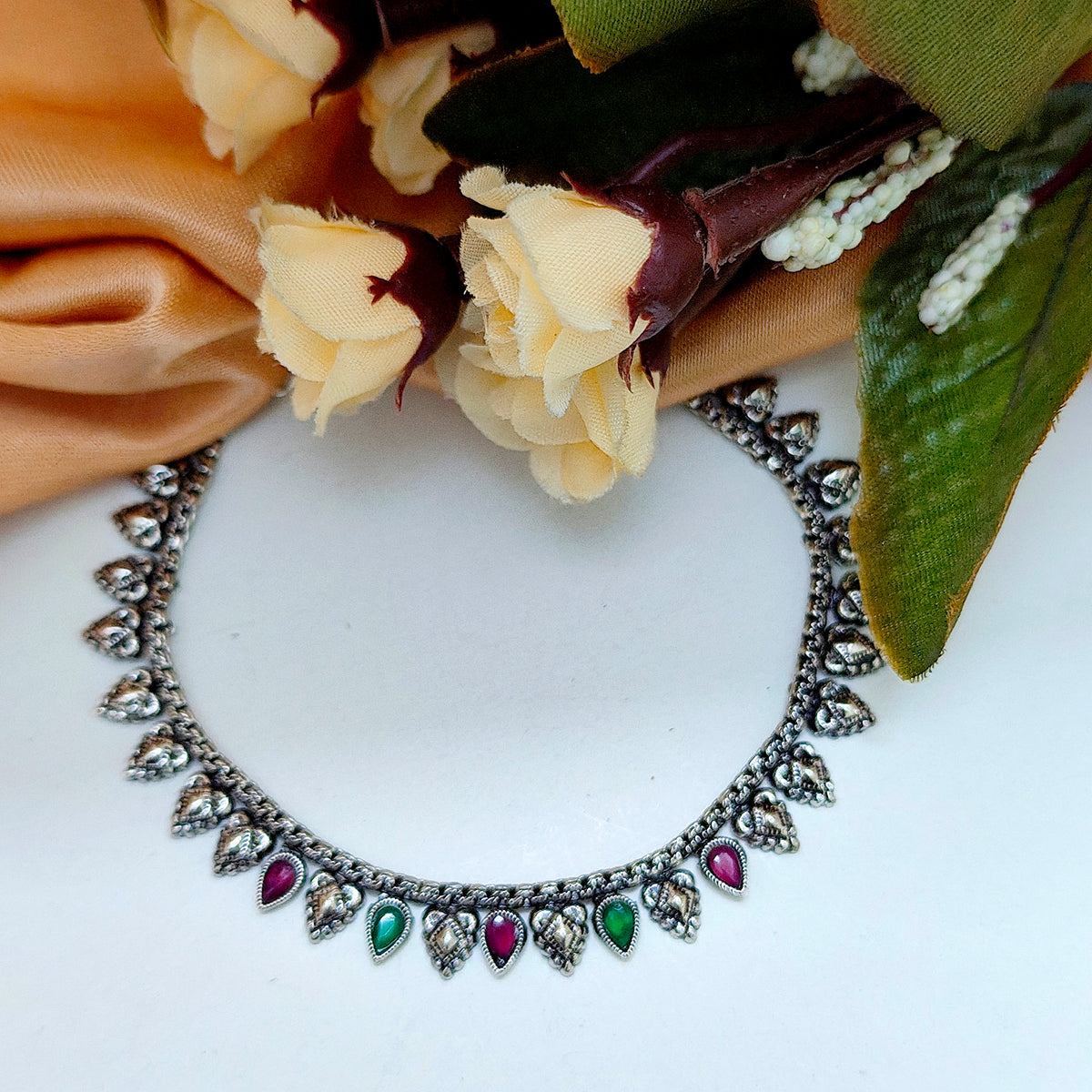 Janvhi Oxidised Necklace