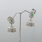 AD Earrings Sumana Green Stone