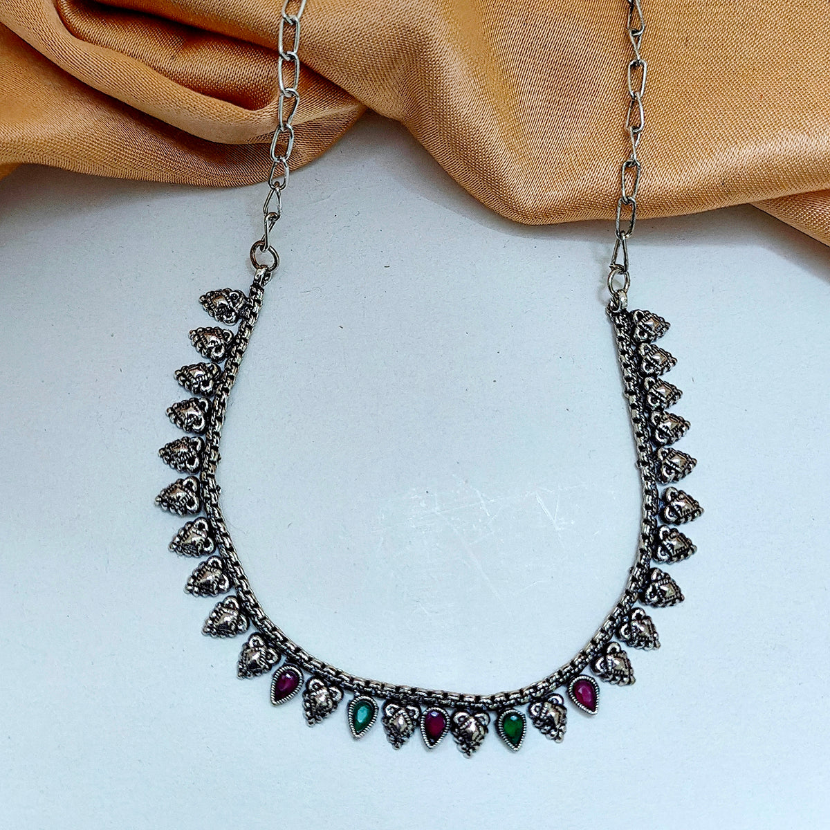 Janvhi Oxidised Necklace